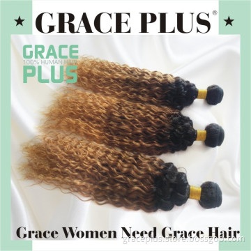 7a grade cheap burgundy ombre curly human braiding colored hair weaving